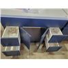 Image 2 : New Bathroom 48 inch Vanity 2 Drawer, 1 Cupboard, Blue base with white Single Sink Top & 2 Choices o