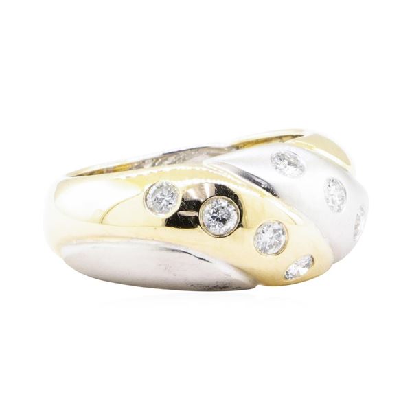 0.50 ctw Diamond Ring - 14KT Yellow And White Gold