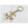 Image 1 : Chanel Gold-tone CC Logo Pearl Key Chain