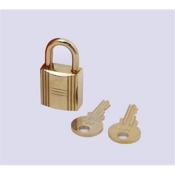 Hermes Gold-tone Cadena Lock and 2 Set Keys