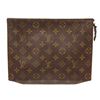 Image 1 : Louis Vuitton Brown Monogram Canvas Pouch Bag