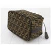 Image 2 : Fendi Brown Zucca Print Canvas Leather Vanity Case