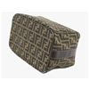 Image 3 : Fendi Brown Zucca Print Canvas Leather Vanity Case