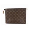 Image 2 : Louis Vuitton Brown Monogram Canvas Leather Toiletry 26 cm Pouch Case