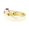 Image 3 : 1.91 ctw Ruby and Diamond Ring - 14KT Yellow Gold