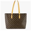 Image 1 : Louis Vuitton Brown Monogram Canvas Leather Luco Tote Bag