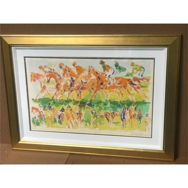 Racing 1973 by Leroy Neiman