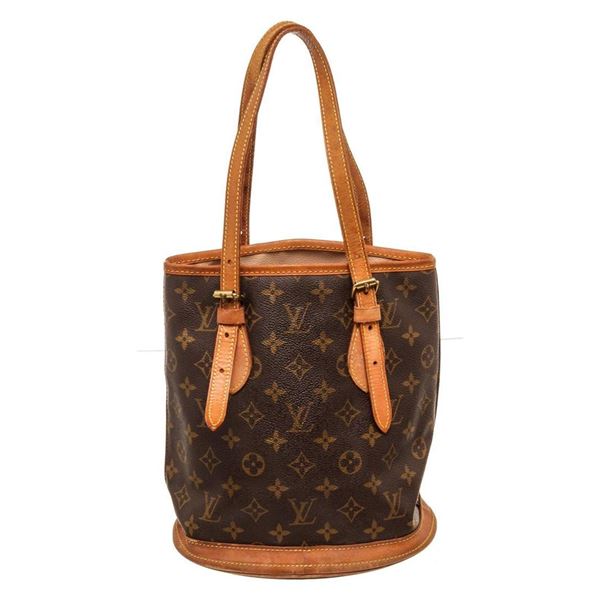 Louis Vuitton Brown Monogram PM Bucket Bag