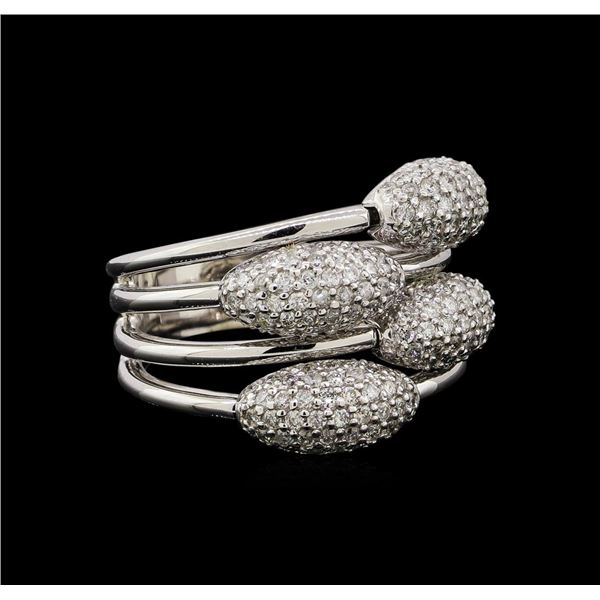 14KT White Gold 0.59 ctw Diamond Ring