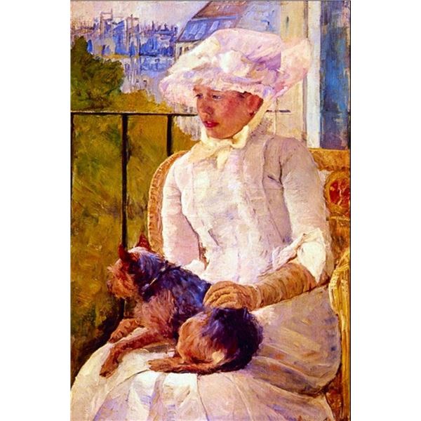 Mary Cassatt - Woman With A Dog