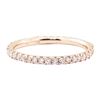 Image 1 : 0.60 ctw Diamond Eternity Ring - 14KT Rose Gold