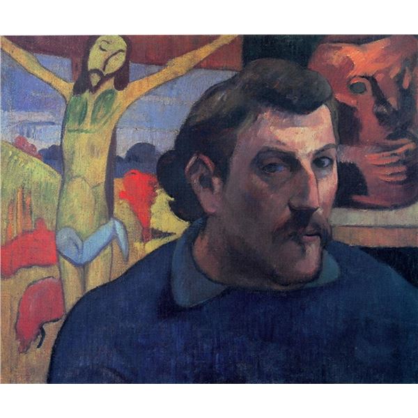 Paul Gauguin - Self Portrait with Yellow Christ