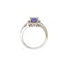 Image 4 : 14KT White Gold 1.92 ctw Tanzanite and Diamond Ring