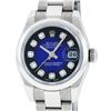 Image 1 : Rolex Ladies Quickset Datejust Blue Diamond With Oyster Band