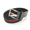 Image 1 : Gucci Black Web Woven Canvas Leather Belt 85cm