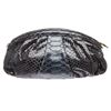 Image 2 : MCM Navy Blue Python Snakeskin Clutch Bag