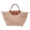 Image 1 : Longchamp Light Pink Nylon Convertible Medium Tote Bag