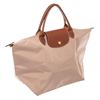 Image 2 : Longchamp Light Pink Nylon Convertible Medium Tote Bag