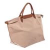 Image 3 : Longchamp Light Pink Nylon Convertible Medium Tote Bag