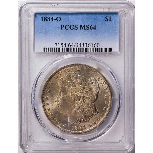 1884-O $1 Morgan Silver Dollar Coin PCGS MS64