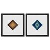 Image 1 : Rhombus - C et Rhombus de la serie Vonal (Diptych) by Vasarely (1908-1997)