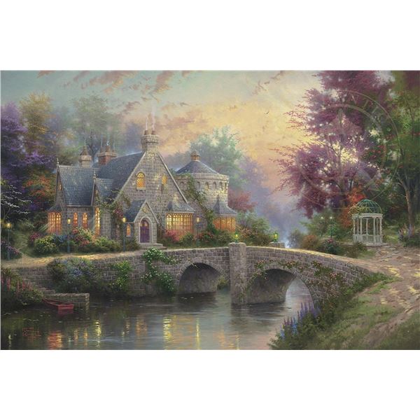 Lamplight Manor by Thomas kinkade