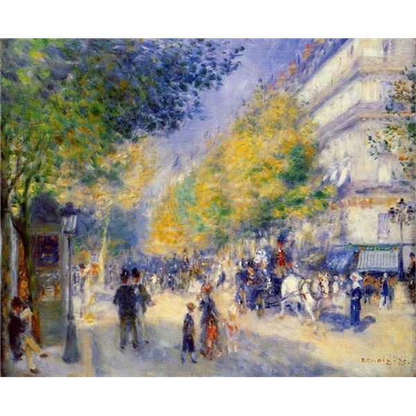 Renoir - The Great Boulevards - 1875