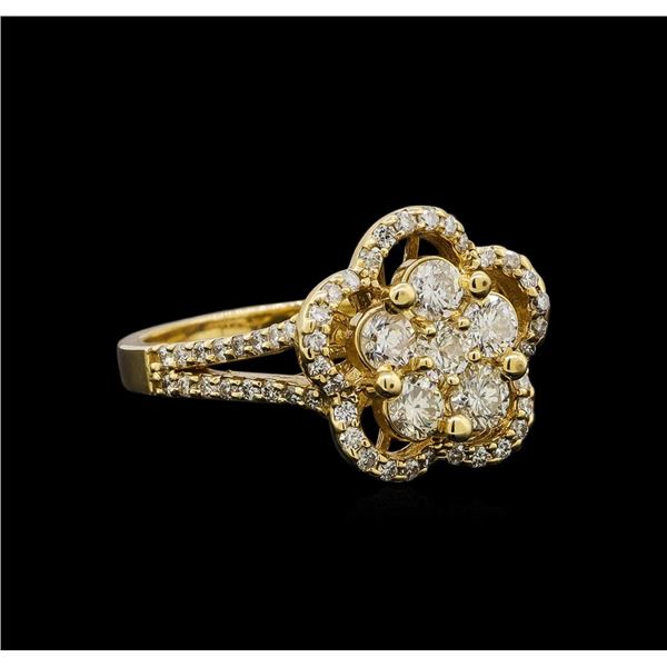 14KT Yellow Gold 1.14 ctw Diamond Ring