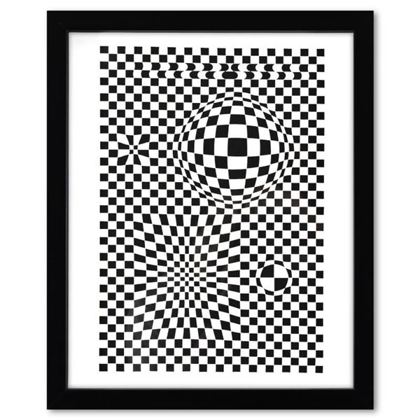 Vega de la serie Corpusculaires by Vasarely (1908-1997)