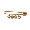 Image 2 : Chanel Gold Logo Safety Pin