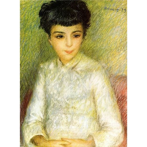 Renoir - Young Girl With Brown Hair