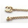 Image 9 : Chanel Gold-tone Metal CC Ring Pendant Turn-lock Chain Necklace