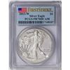 Image 1 : 2013-W American Silver Eagle .999 Fine Silver Dollar Coin PCGS PR70DCAM