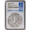 Image 1 : 2016 American Silver Eagle .999 Fine Silver Dollar Coin NGC MS70