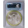 Image 2 : 2011 American Silver Eagle .999 Fine Silver Dollar Coin PCGS MS69