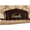 Image 5 : Coach Beige Monogram Canvas Leather Flap Wallet
