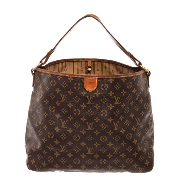 Louis Vuitton Brown Monogram Canvas Leather Delightful MM Bag