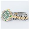 Image 4 : Rolex Ladies 2 Tone Green Diamond & Emerald Datejust Wristwatch