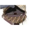 Image 5 : Fendi Brown Zucca Canvas Double Flap Baguette Shoulder Bag