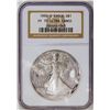 Image 1 : 1990-S American Silver Eagle .999 Fine Silver Dollar Coin NGC PF70 Ultra Cameo