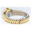 Image 9 : Rolex Ladies 18K Yellow Gold Mother Of Pearl Sapphire Datejust President Wristwa