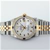Image 2 : Rolex Mens 2 Tone Mother Of Pearl Sapphire Datejust Wristwatch