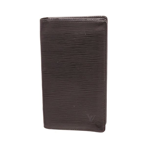 Louis Vuitton Black Epi Leather Brazza Wallet