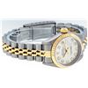 Image 4 : Rolex Ladies 26mm Quickset Sapphire 2 Tone 18K Silver Diamond Datejust Wristwatc