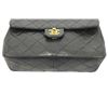Image 6 : Chanel Vintage Black Quilted Lambskin Leather CC Mini Flap Shoulder Bag