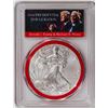 Image 1 : 2017 American Silver Eagle .999 Fine Silver Dollar Coin PCGS MS70