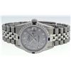 Image 9 : Rolex Mens Stainless Steel Meteorite Diamond And Sapphire Datejust Wristwatch 36
