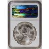 Image 2 : 1991 American Silver Eagle .999 Fine Silver Dollar Coin NGC MS69