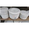 Image 1 : White Bowls & Dishes (2 Shelves)