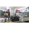 Image 1 : Shelf Lot Insert Pans, Toaster, Insulated Pots, Thermos Pumper